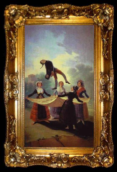 framed  Francisco Jose de Goya The Straw Manikin, ta009-2